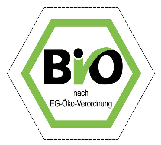 1000 Bio zegel stickers zelfklevend in verschillende maten EW-BIO