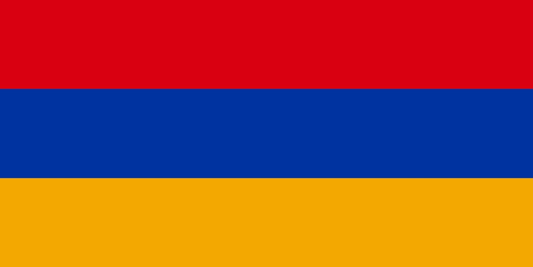 Sticker vlag van Armenië 5-60cm Weerbestendig ES-FL-ARM