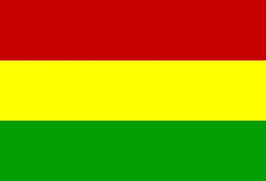 Sticker vlag van Bolivia 5-60cm Weerbestendig ES-FL-BOL