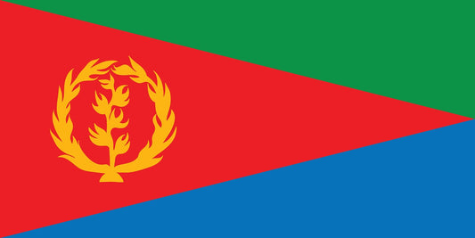 Sticker vlag van Eritrea 5-60cm Weerbestendig ES-FL-ERI