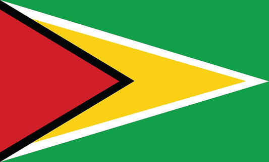 Sticker vlag van Guyana 5-60cm Weerbestendig ES-FL-GUY
