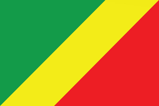 Sticker vlag van Democratische Republiek Kongo 5-60cm Weerbestendig ES-FL-KON