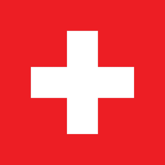 Sticker vlag van Zwitserland 5-60cm Weerbestendig ES-FL-SWZ