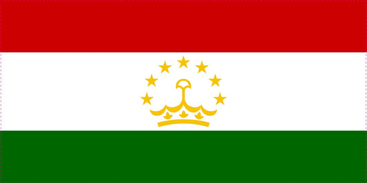 Sticker vlag van Tadzjikistan 5-60cm Weerbestendig ES-FL-TAD