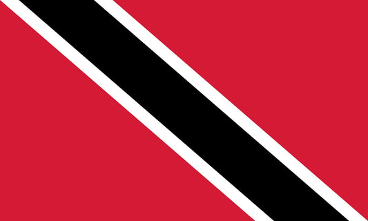 Sticker vlag van Trinidad en Tobago 5-60cm Weerbestendig ES-FL-TNT