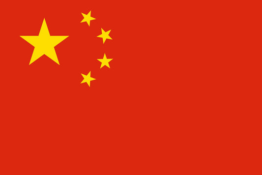 Sticker vlag van China 5-60cm Weerbestendig ES-FL-VCH