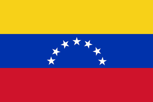Sticker vlag van Venezuela 5-60cm Weerbestendig ES-FL-VNZ