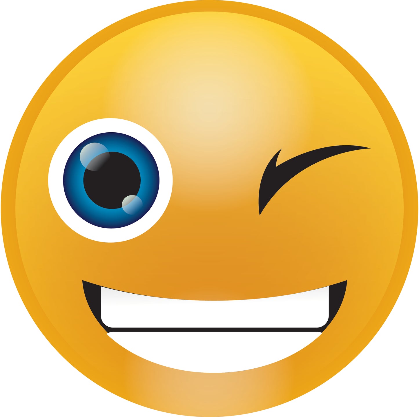 Smiley sticker 2 - 60 cm maat Hoeveelheden bijzonder goedkoop ES-SMI-10460
