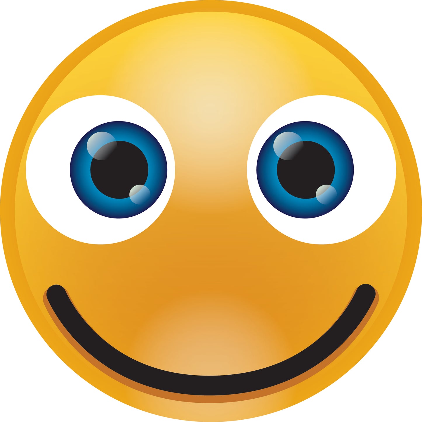Smiley sticker 2 - 60 cm maat Hoeveelheden bijzonder goedkoop ES-SMI-10780