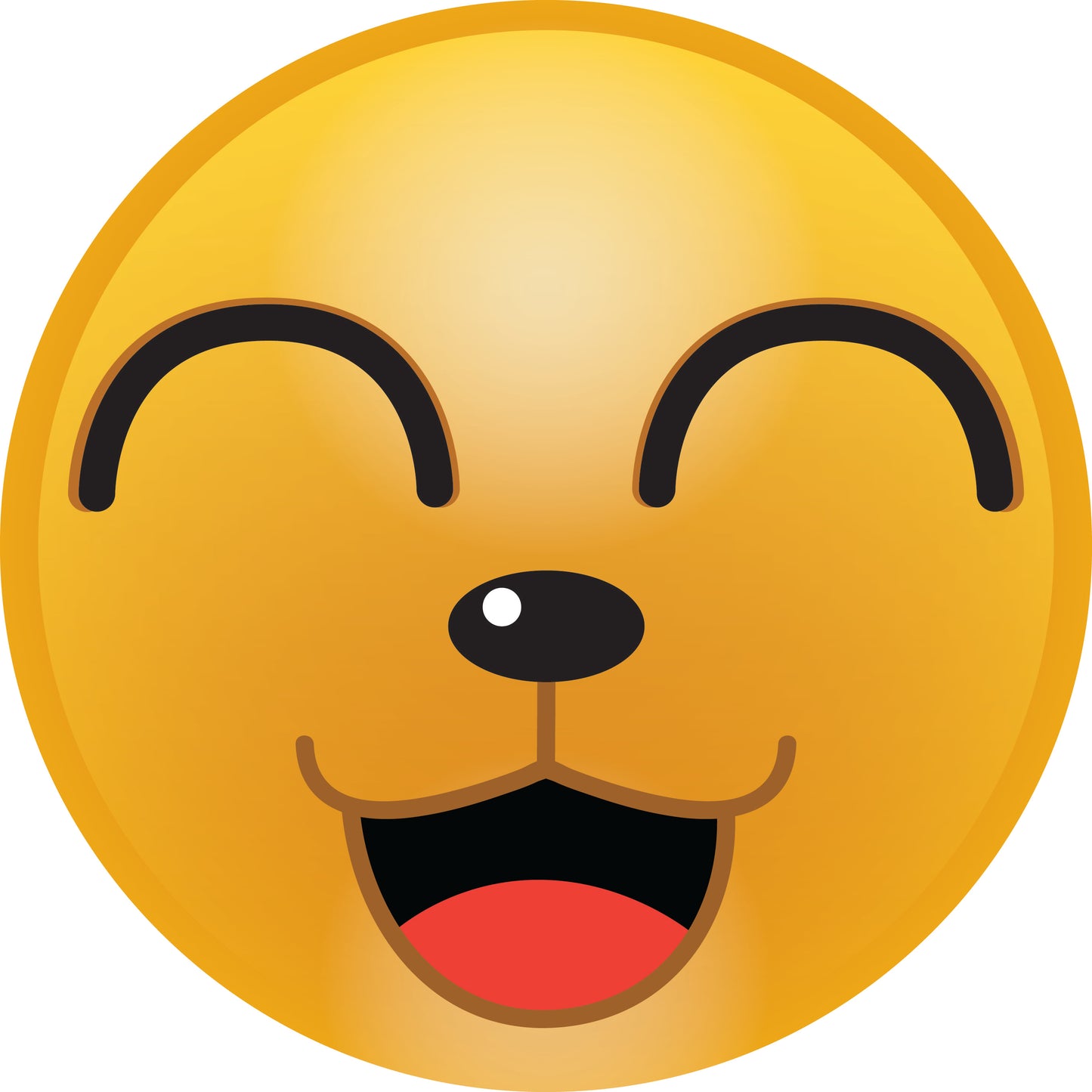 Smiley sticker 2 - 60 cm maat Hoeveelheden bijzonder goedkoop ES-SMI-10830