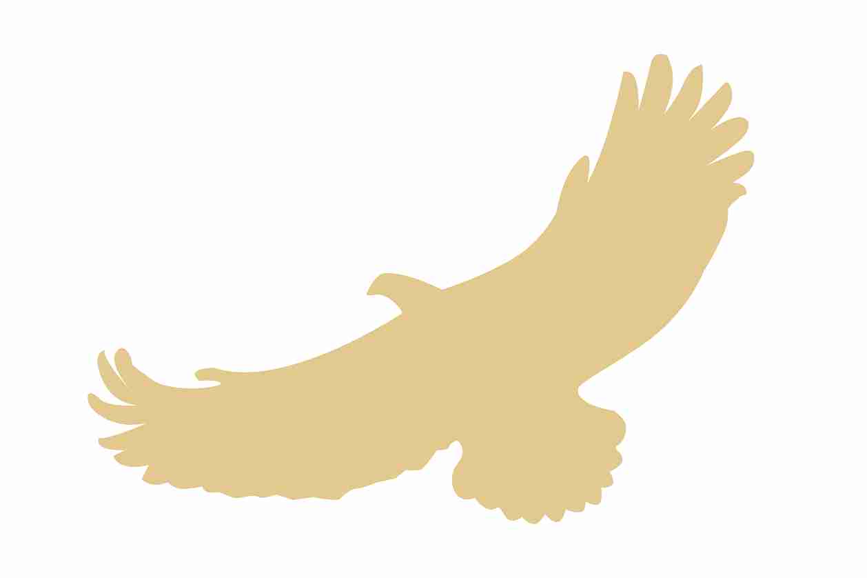 Vogelbeschermingssticker 60-100 cm EW-VOG-110-GOG, glanzend goud, gemaakt van weerbestendig kunststof