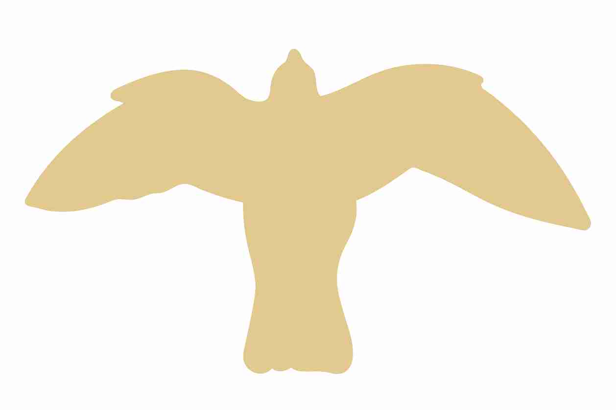 Vogelbeschermingssticker 60-100 cm EW-VOG-50-GOG, glanzend goud, gemaakt van weerbestendig kunststof.