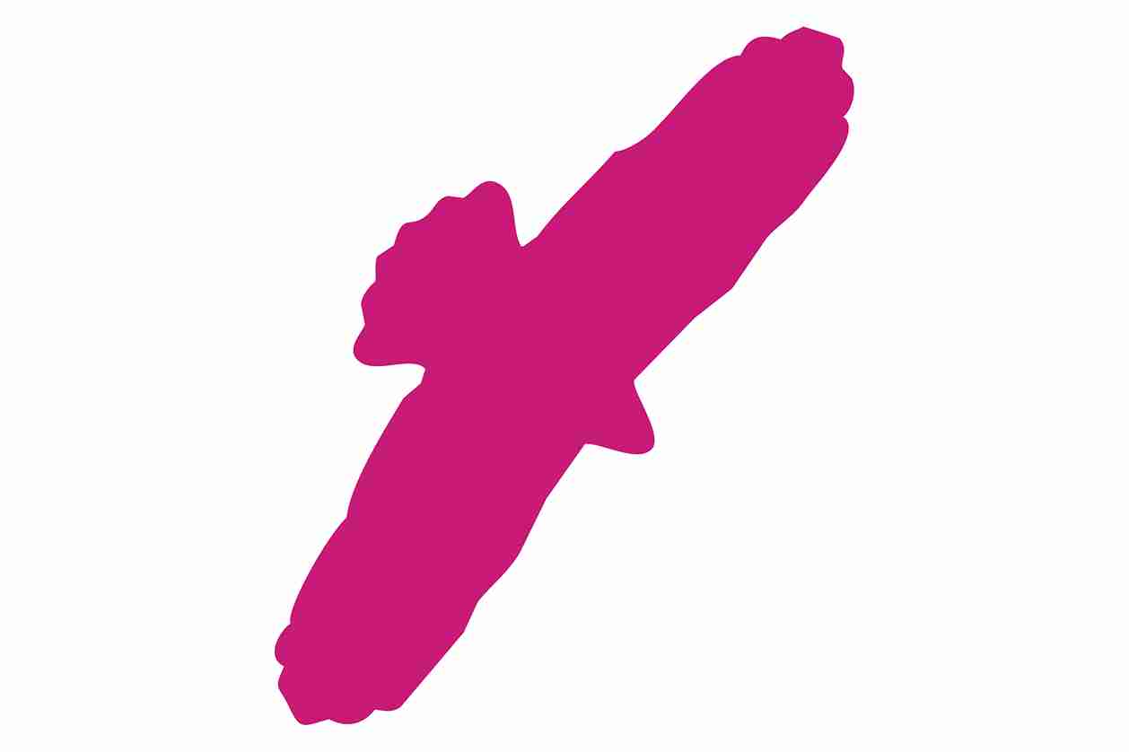 Vogelbeschermingssticker 60-100 cm EW-VOG-90-26, magenta kleur, gemaakt van weerbestendig kunststof.