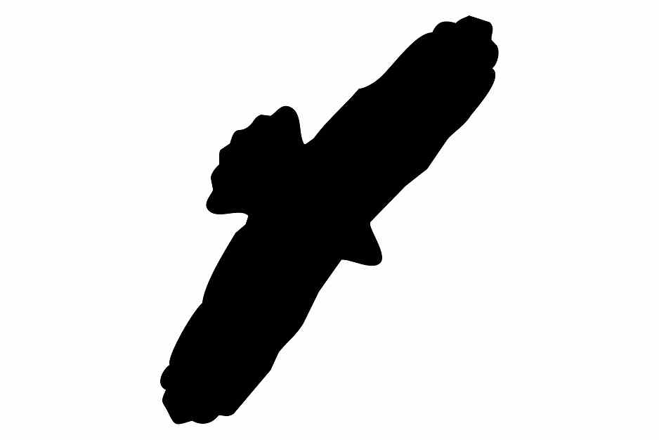 Vogelbeschermingssticker 60-100 cm EW-VOG-90-88, zwarte kleur, gemaakt van weerbestendig kunststof.