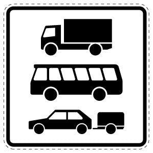 1 Stuk verkeersbord 2–15 cm EW-Verk-1049-13