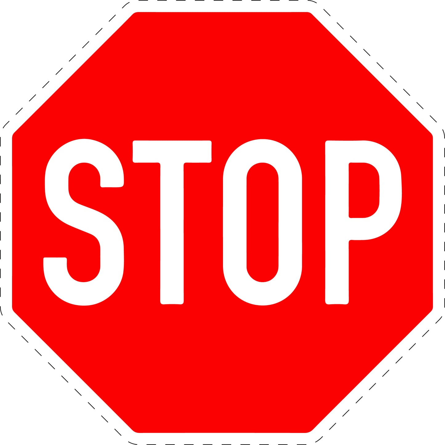 1 Stuk verkeersbord "Stop! Verleen voorrang!" 20–70 cm EW-Verk-206