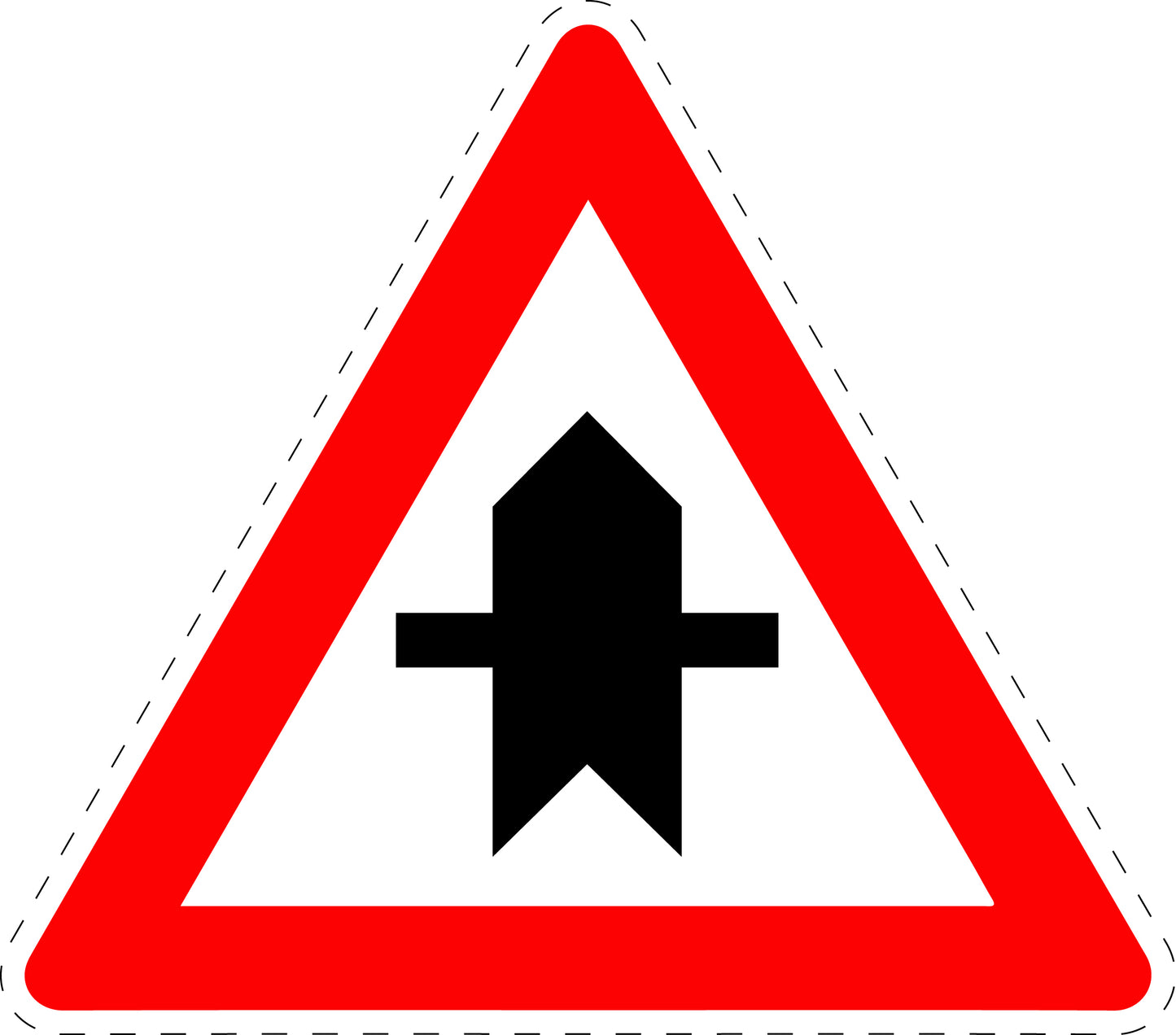 1 Stuk verkeersbord "Voorrang verlenen" – 20–70 cm – EW-Verk-301