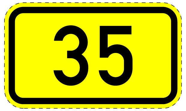 1 Stuk verkeersbord 20–70 cm EW-Verk-401