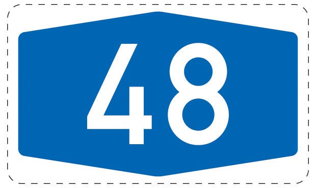1 Stuk verkeersbord 20–70 cm EW-Verk-405