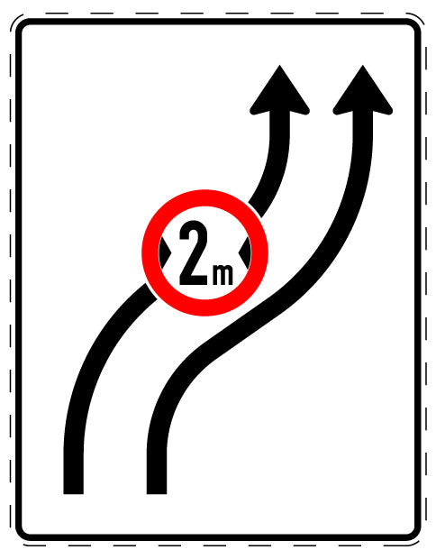 1 Stuk verkeersbord 2–15 cm EW-Verk-515-21