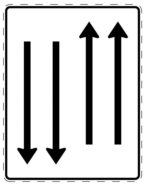 1 Stuk verkeersbord 20–70 cm EW-Verk-522-33