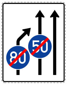 1 Stuk verkeersbord 2–15 cm EW-Verk-535-21