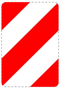 1 Stuk verkeersbord 20–70 cm EW-Verk-605-14