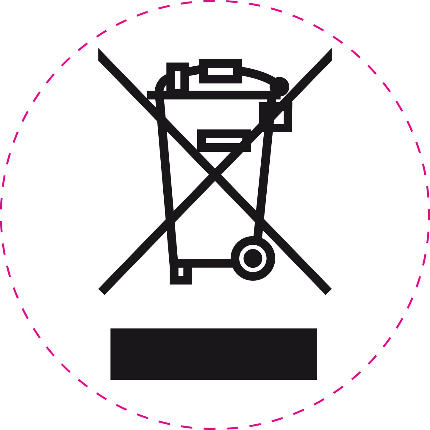 100x elektrische apparaten Kenteken "WEEE" ES-WeeePE-200-0