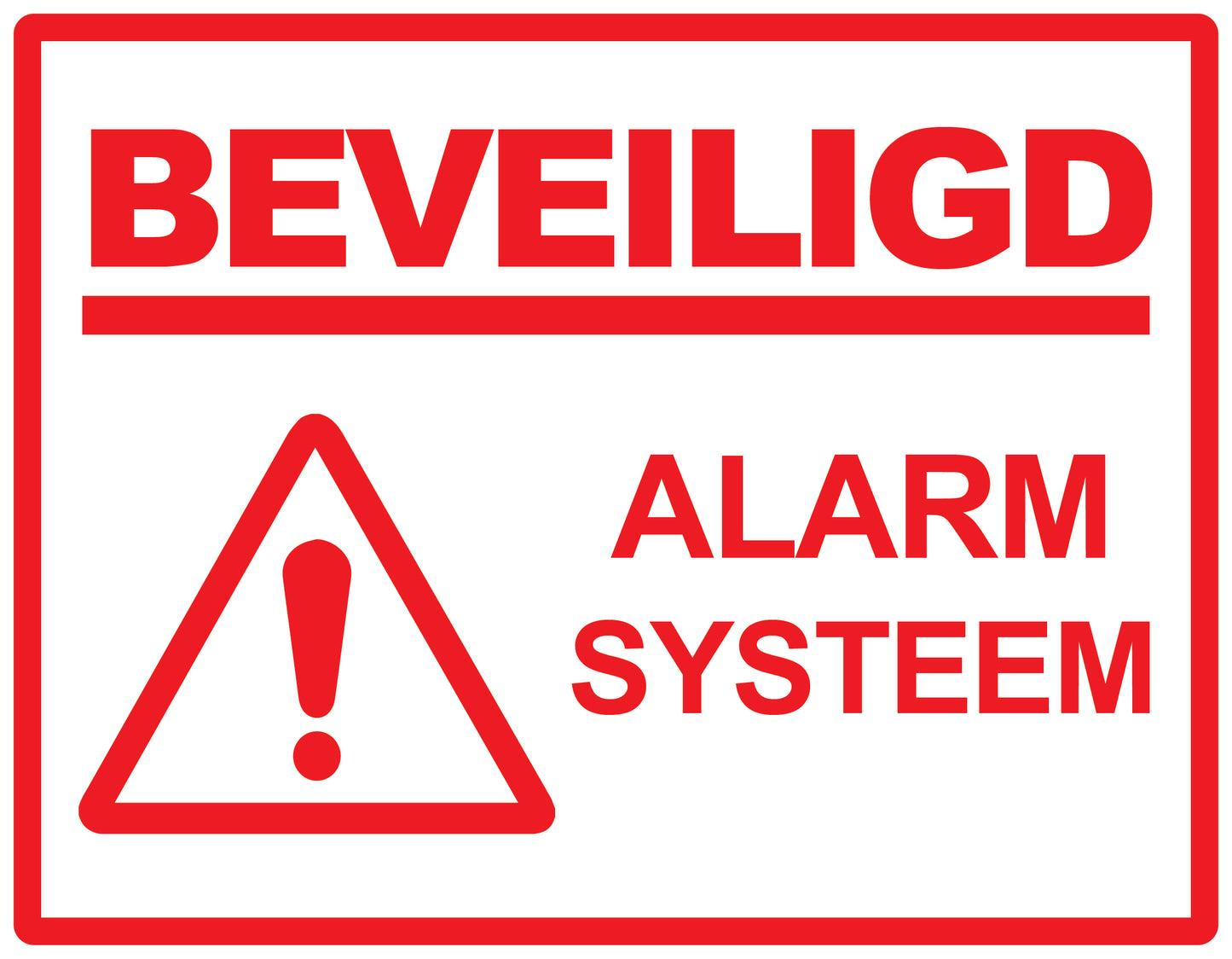 Alarm sticker 2-7 cm EW-ALARM-H-10600-0 Materiaal : transparant