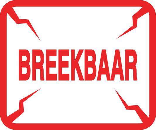 Breekbaar - Breekbare sticker "Breekbaar" EW-FRAGILE-H-10400-14-0