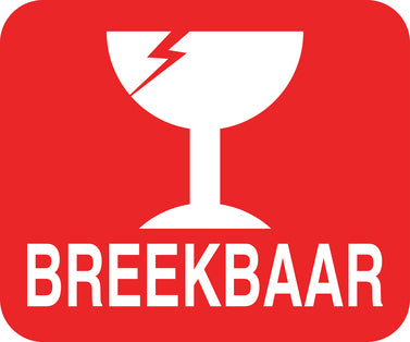 Breekbaar - Breekbare sticker "Breekbaar" EW-FRAGILE-H-11000-0-14