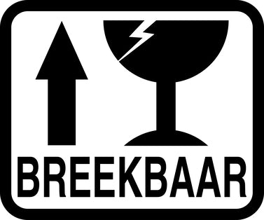 Breekbaar - Breekbare sticker "Breekbaar" EW-FRAGILE-H-11200-88-0