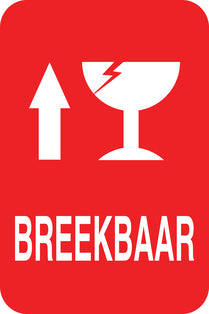 Breekbaar - Breekbare sticker "Breekbaar" EW-FRAGILE-V-11200-0-14