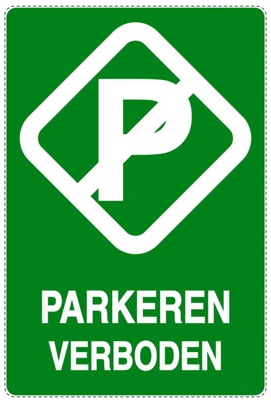 Niet parkeren Sticker "parkeren verboden" EW-NPRK-2230-54