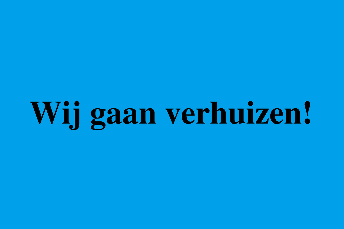 1000 stickers kantoororganisatie "Wij gaan verhuizen!" gemaakt van kunststof EW-OFFICE1700-PE