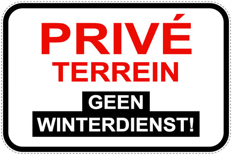 Parkeerverbodsborden (parkeren verboden) wit als sticker EW-PARKEN-11600-V-0