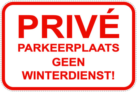 Parkeerverbodsborden (parkeren verboden) rood als sticker EW-PARKEN-11700-V-14