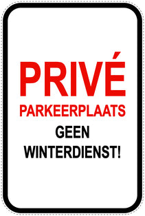 Parkeerverbodsborden (parkeren verboden) wit als sticker EW-PARKEN-21700-H-0