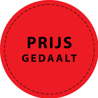 Promotiesticker Aanbiedingssticker speciale aanbiedingssticker " Prijs Gedaalt" 2-10 cm gemaakt van papier en plastic EW-PR-4100