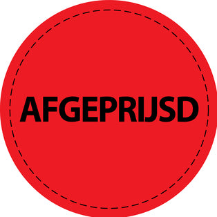 Promotiesticker Aanbiedingssticker speciale aanbiedingssticker " Afgeprijsd" 10-60 cm EW-PR-4150