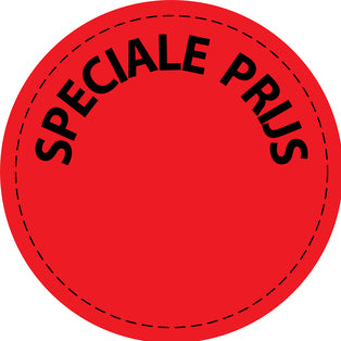 Promotiesticker Aanbiedingssticker speciale aanbiedingssticker "Speciale Prijs" 2-7 cm EW-PR-4250