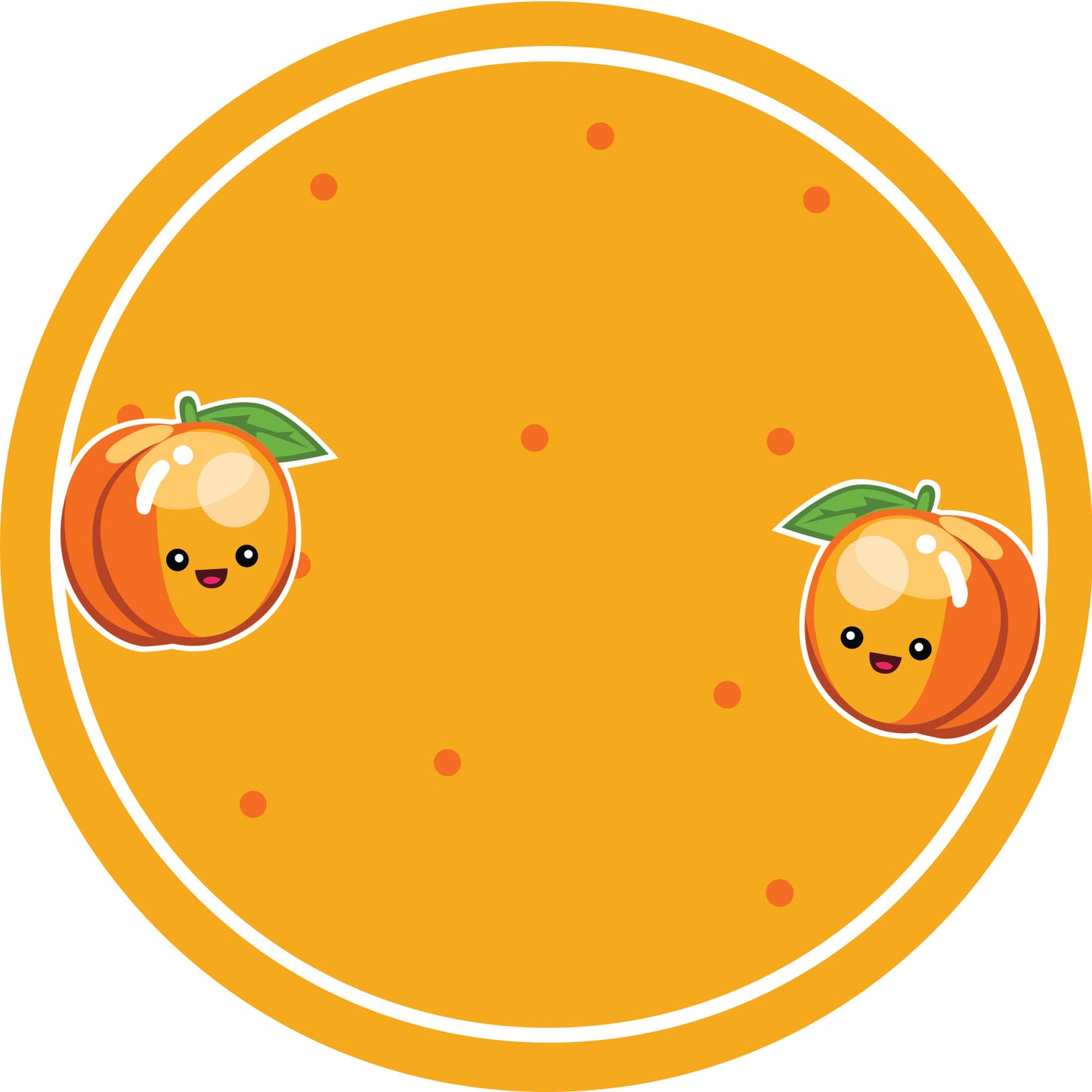 Jamstickers, conserveringslabels, huishoudlabels, ronde vorm labels met matte afwerking LHMAR17200-Apricot