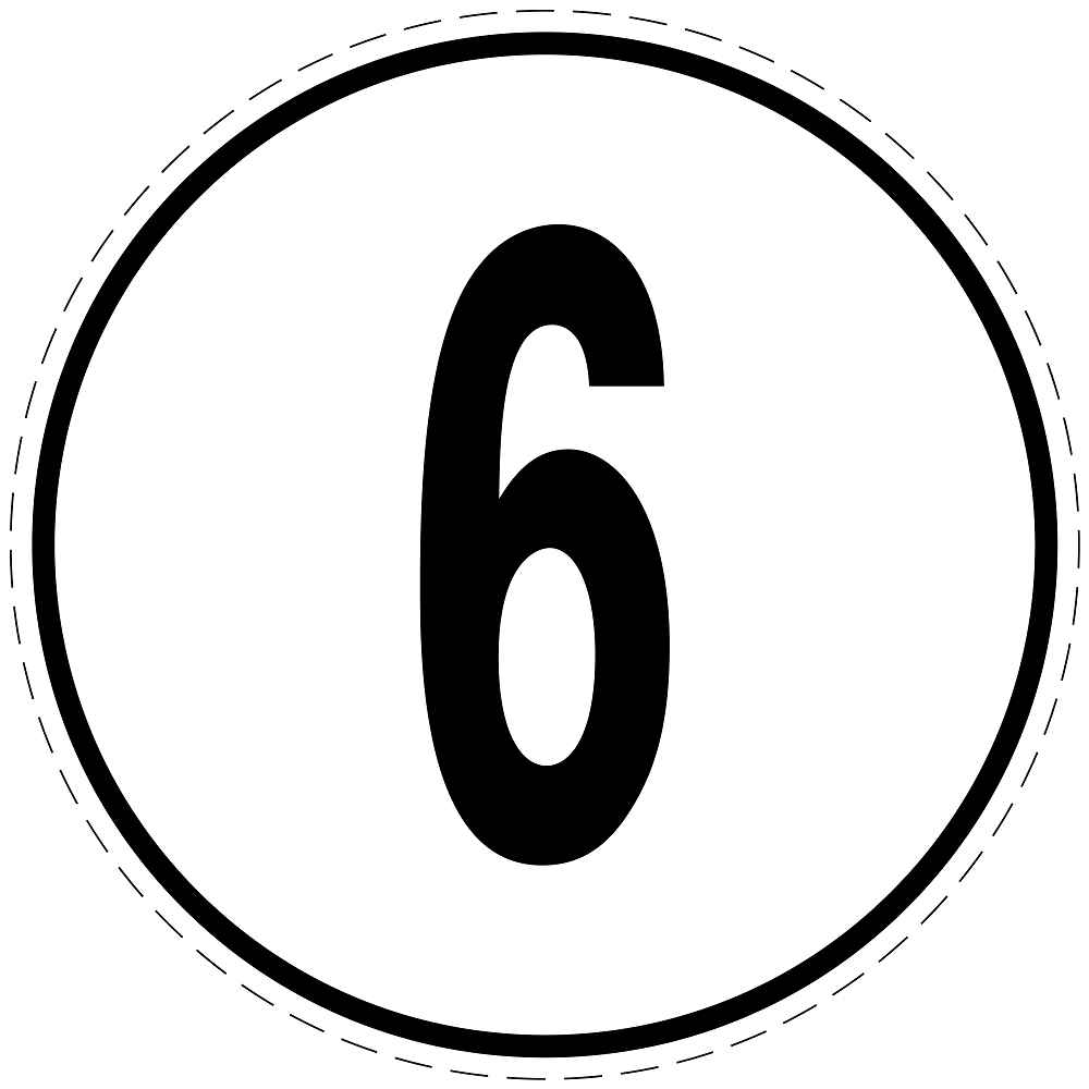 Snelheidsbord 6 km/uur EW-CAR5000-6