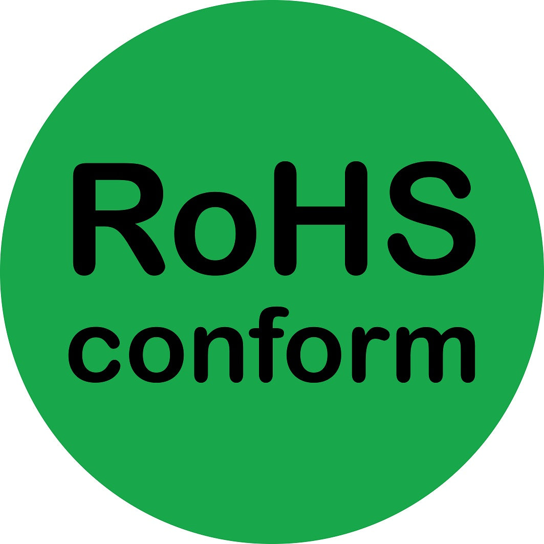 100x elektrische apparaten Kentekenplaat "PB loodvrij" sticker ES-EL-R-1100