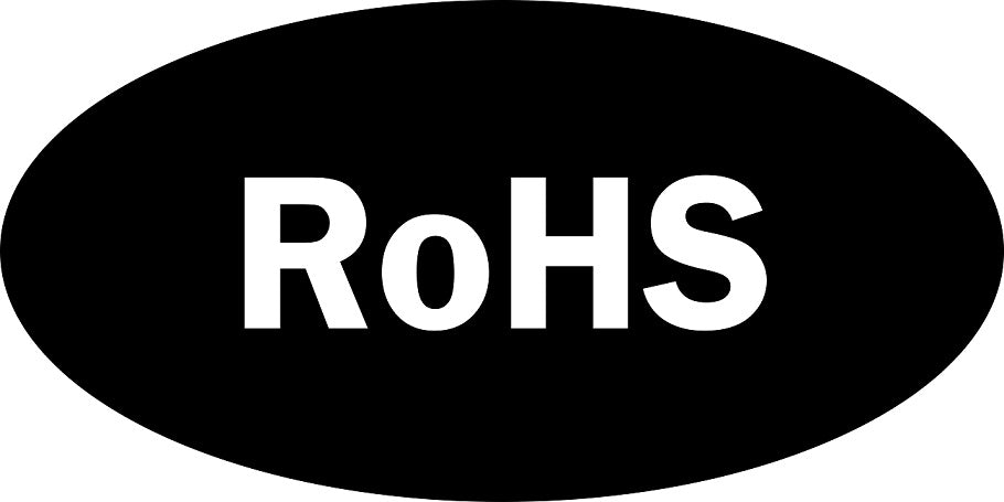 100x elektrische apparaten Rohs-kentekenplaat EW-ROHS-10600