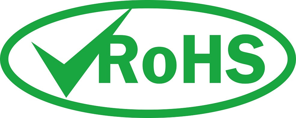 100x elektrische apparaten Rohs-kentekenplaat EW-ROHS-10700