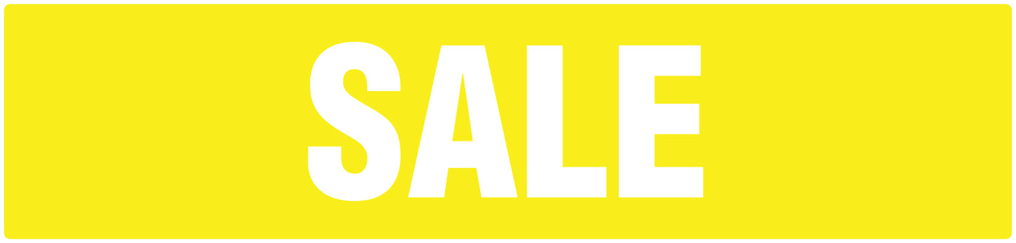 Promotiesticker rechthoekig "Sale" 2-7 cm EW-SALE-1000-RE-50x12-3-0