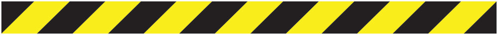 Sticker "Veiligheidsstrips" 20-80 cm geel van PVC-kunststof EW-STRIPES-10000-70x5-88-803