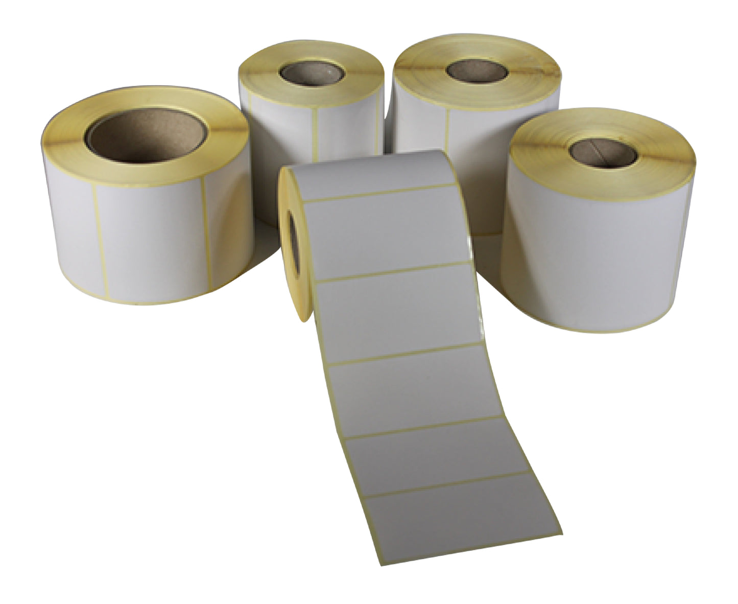 1000 direct thermisch etikettenpapier, 100 x 30 mm wit zelfklevend EW-TD100x30-0