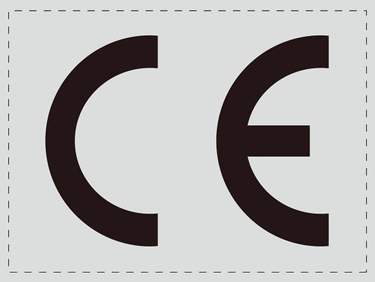 1000 CE Sticker Elektrische Apparaten Markering 12 - 60 mm ES-CE-SIM